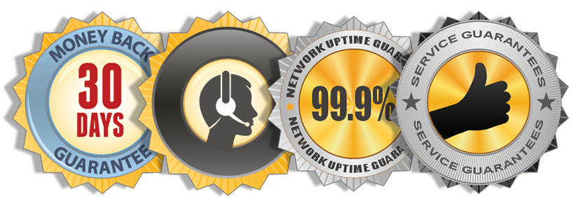 99.9% temps de fonctionnement du network garanti